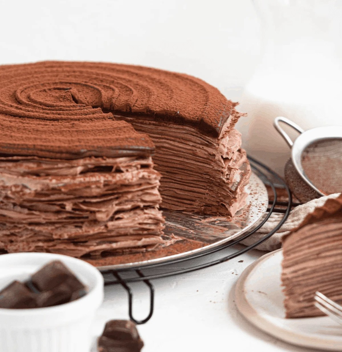 Chocolate Crepe Cake - Catherine Zhang