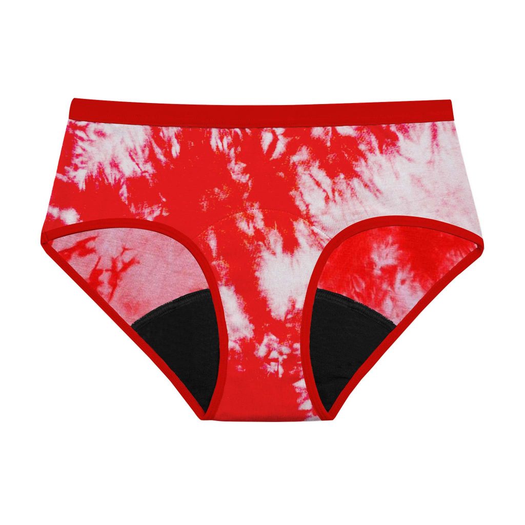 OEM Women Period Underwear Menstrual Pants Hipster Tiedye Shantou
