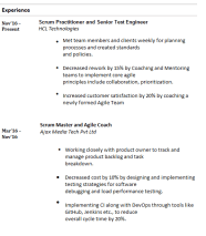 How To Write Present Experience In Resume Amadio Hand
