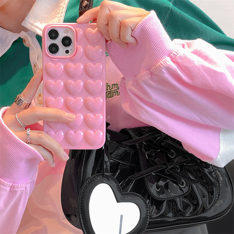 Pink Hearts iPhone Case ZiCASE