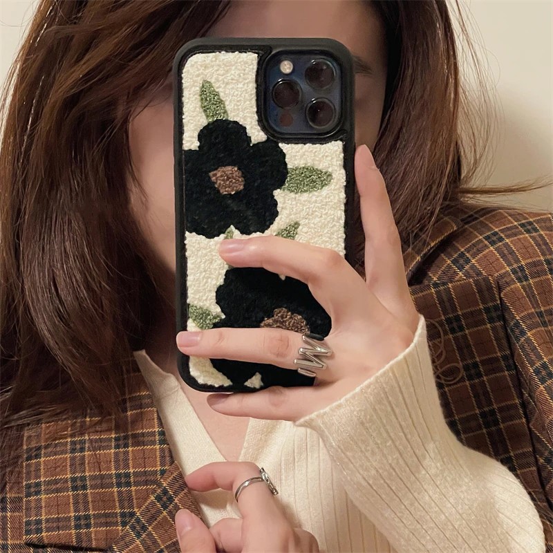 Fuzzy Flowers iPhone Case ZiCASE