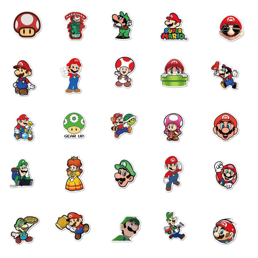 Super Mario Stickers ZiCASE
