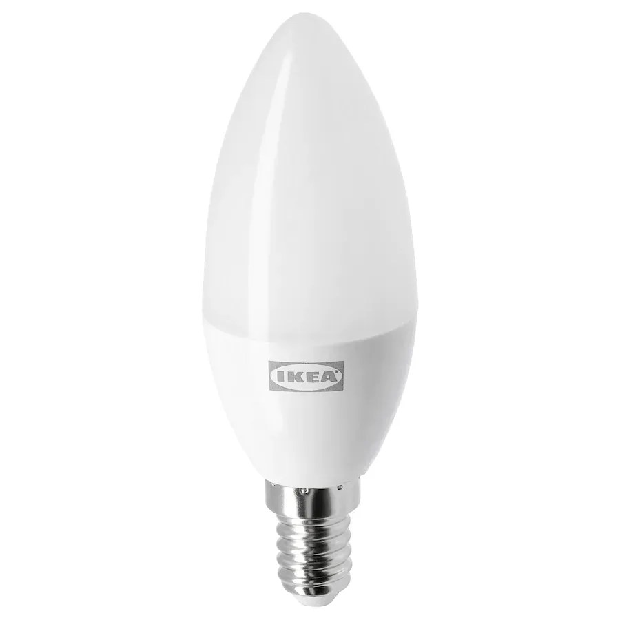 IKEA Tradfri LED bulb E14 470 lumen, wireless dimmable white spectrum