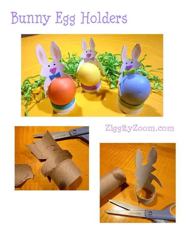 DIY Bunny Egg Holders Ziggity Zoom Family
