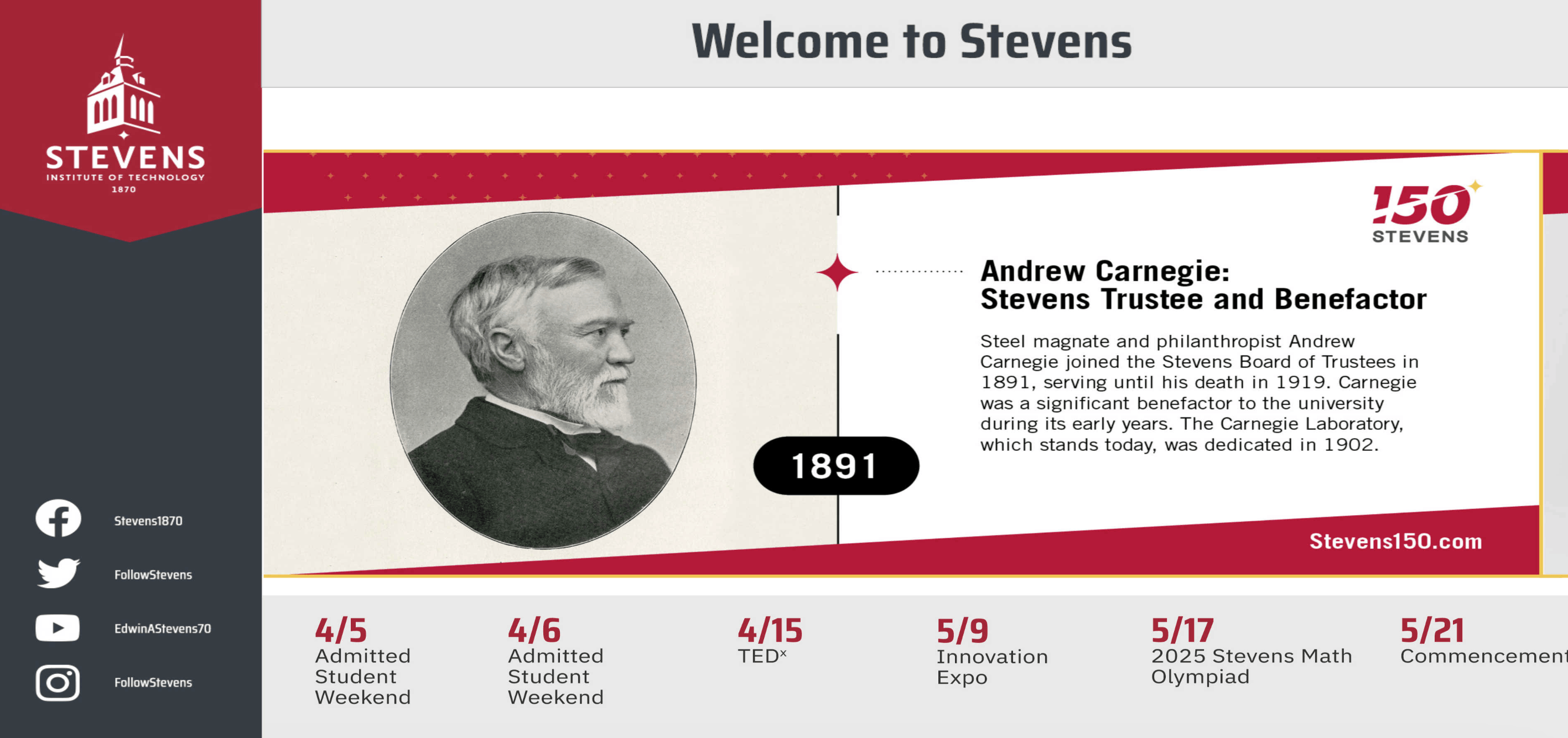 Stevens Institute of Technology Zignage