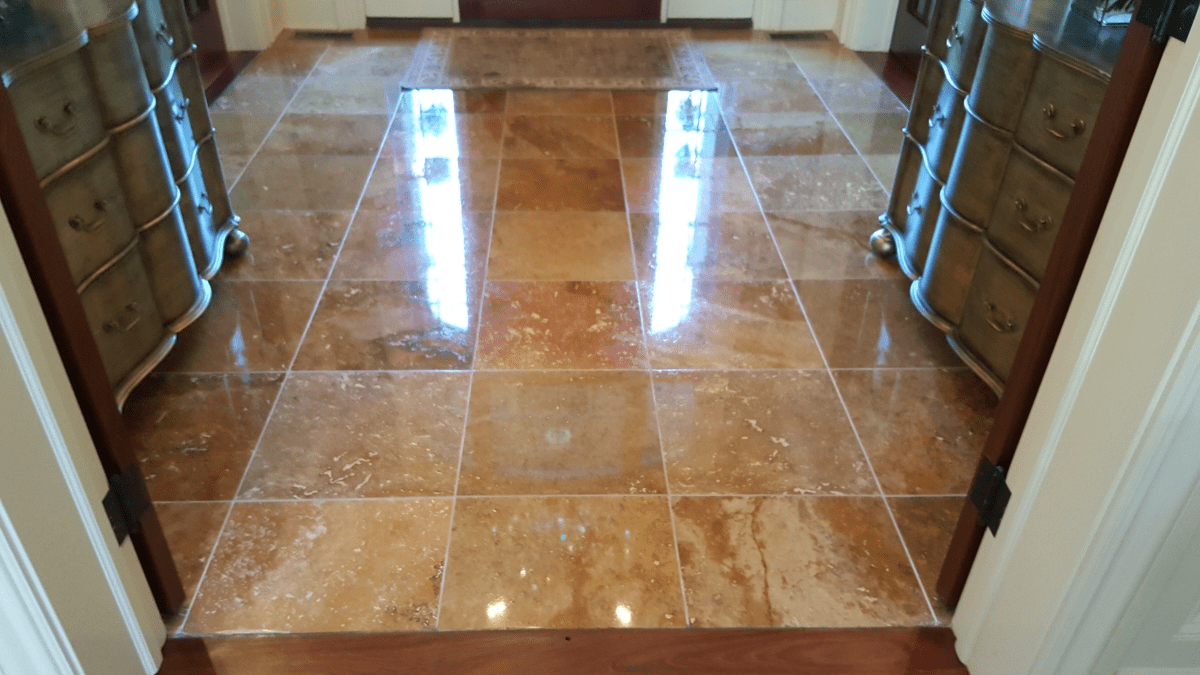 Zig's Stone and Tile Services Natural Stone Floor Restoration