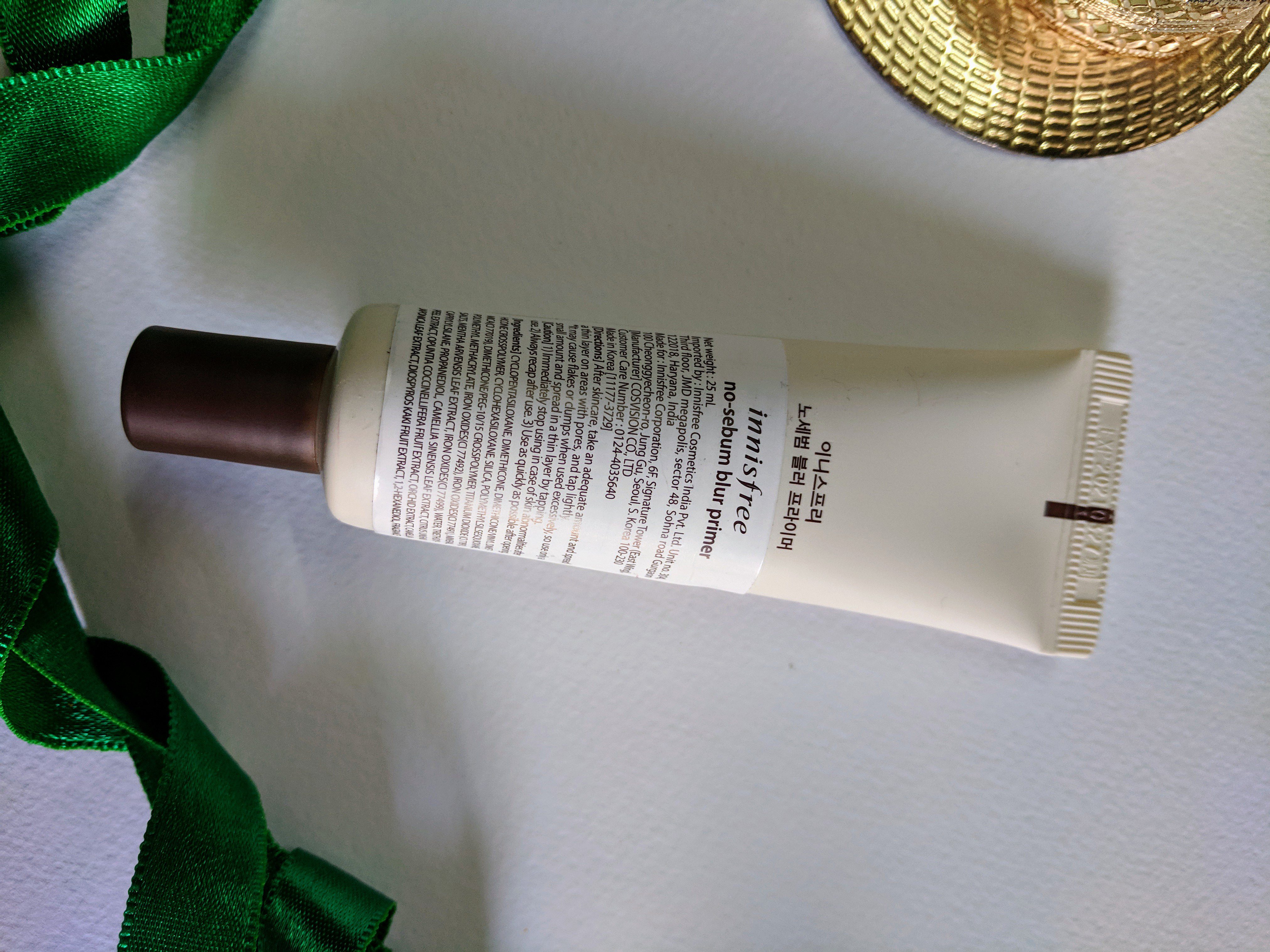 Innisfree No Sebum Blur Primer Review Zig Zac Mania