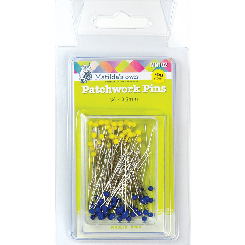 Matilda’s Own Patchwork Pins Sewing Machine, Quilting and Fabrics