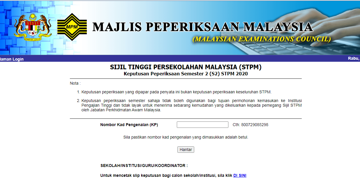 keputusan stpm 2020 zik.my