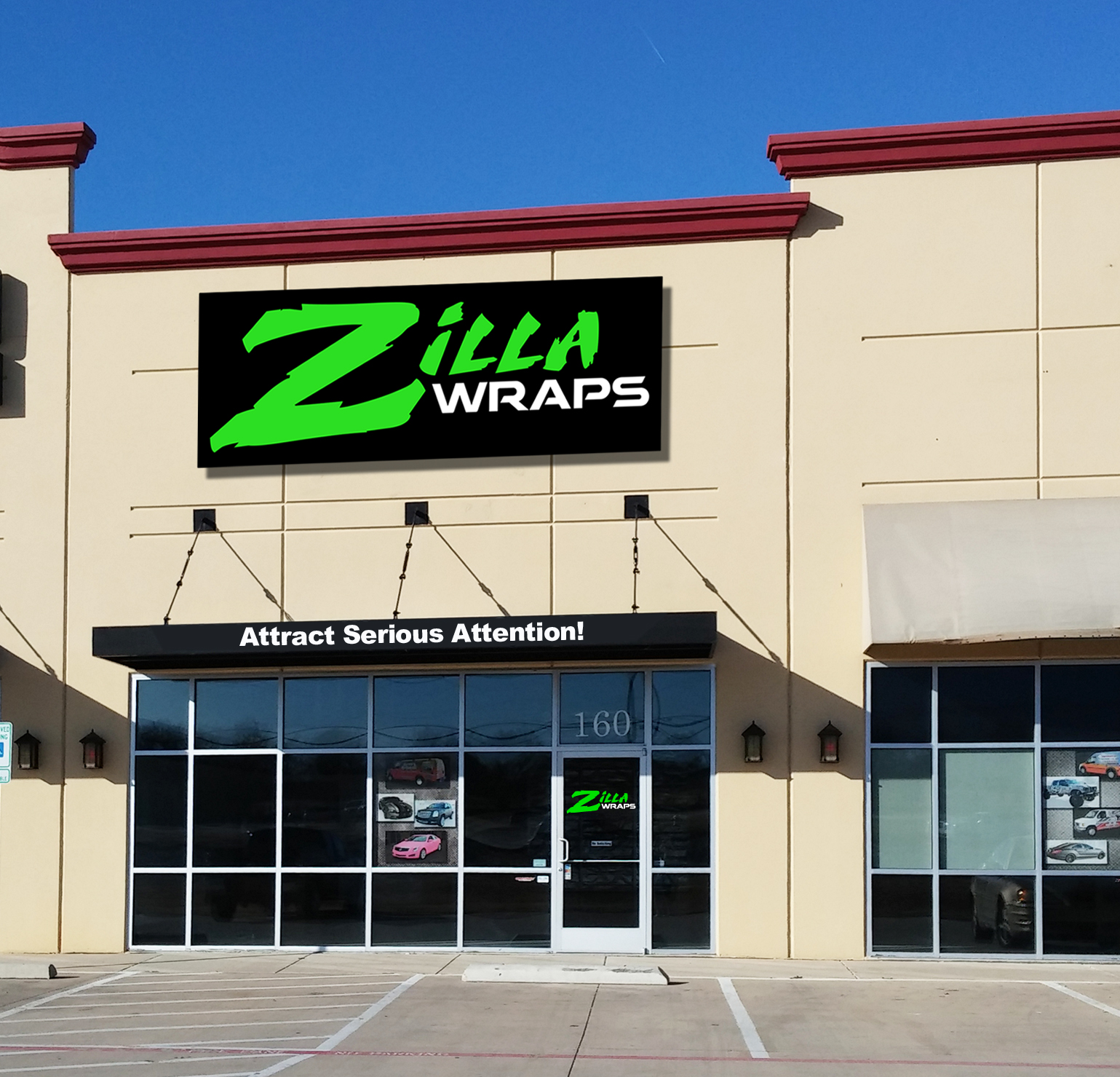 Zilla Wraps Store Front Zilla Wraps