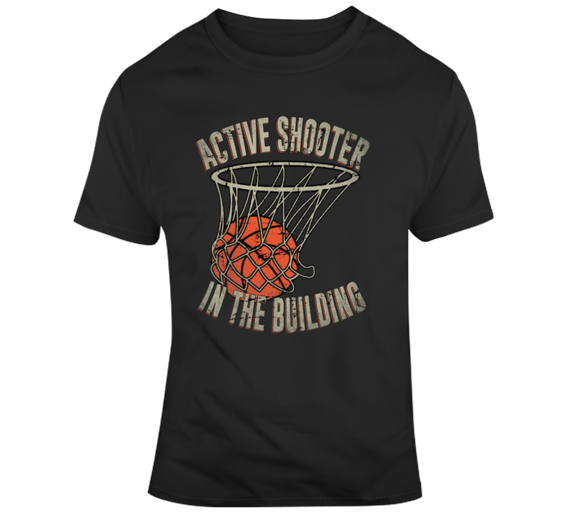 Active Shooter In The Building Swish Basketball Parody Real Player Wear