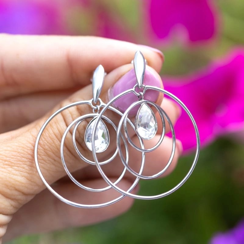 Sieradenset Wind Spinner met kristal Spark Jewelry bij Zilver.nl