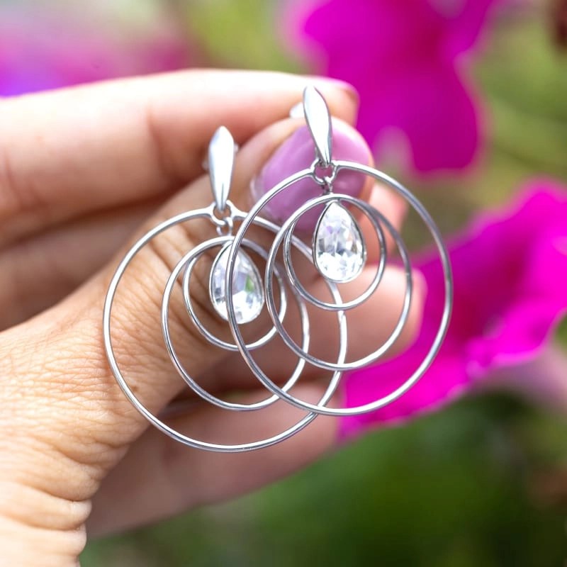 Sieradenset Wind Spinner met kristal Spark Jewelry bij Zilver.nl