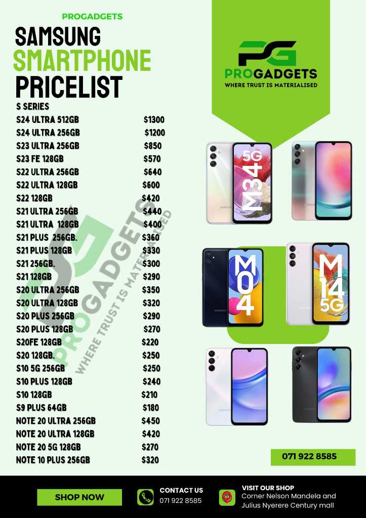 Samsung phones For Sale Zimbabwe