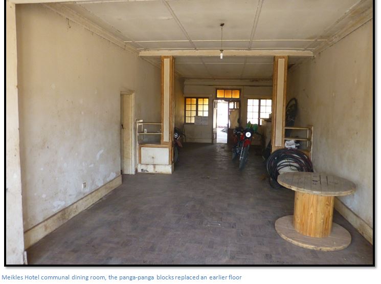 A description of the old Meikles Hotel, the Mill and Coach House and