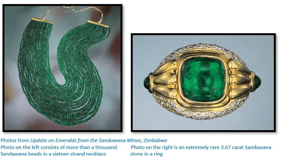 Sandawana emeralds are amongst the most beautiful and sought after in