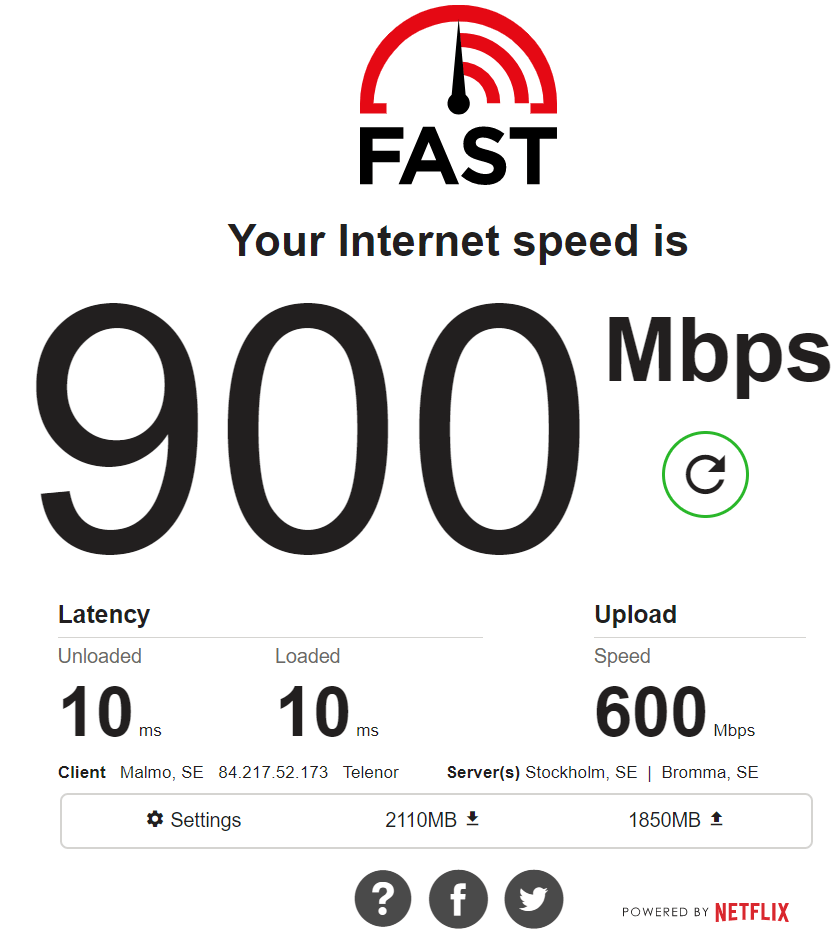Testing your speed from the command line on Windows, Linux, or Mac