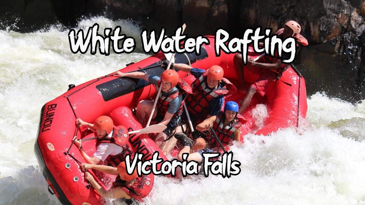 White Water Rafting Victoria Falls Adventure Activity Vic Falls