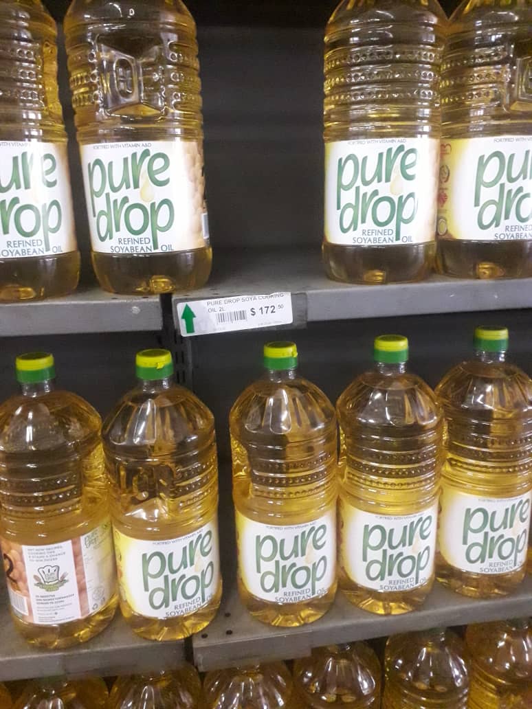 Picture 2L Cooking Oil Now Selling For A Shocking 499 ZWL At Spar