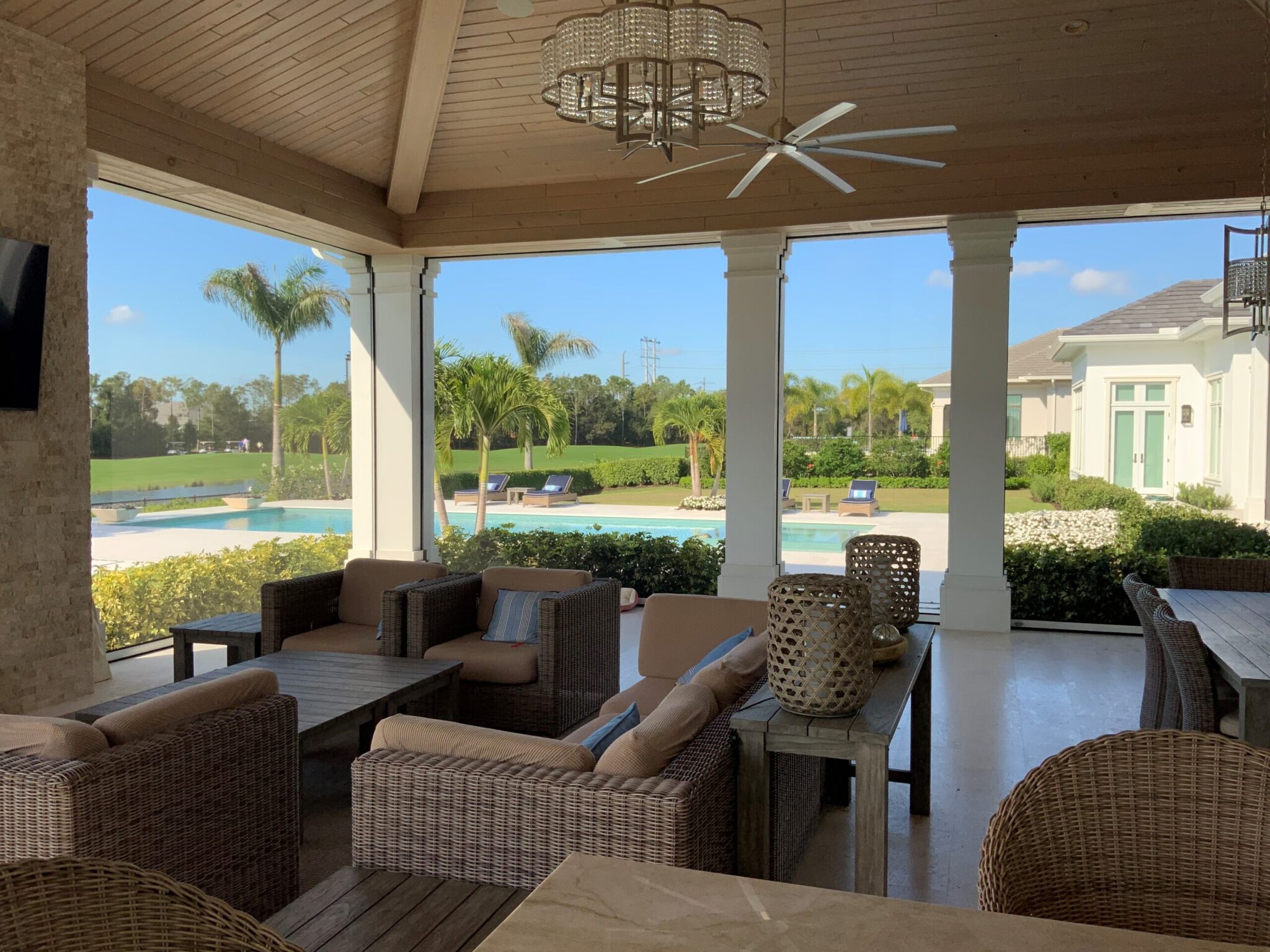 Lanai Screens Zingas Window Treatments & Motorized Screens