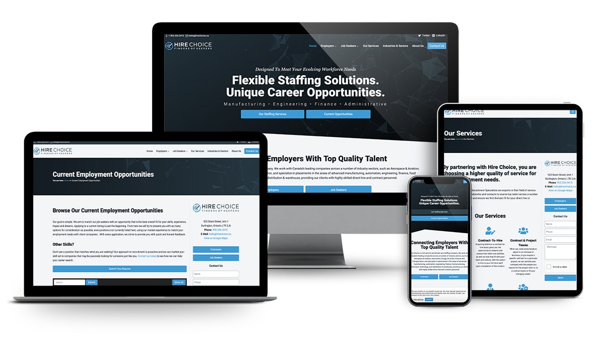 Hire Choice Inc. Zinger  Design