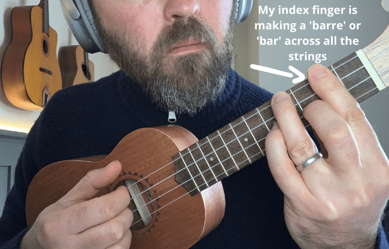 Ukulele Barre Chords Learn These Movable Shapes