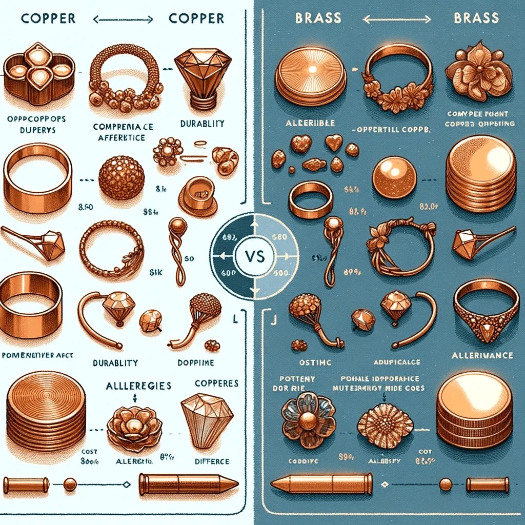 Copper vs Brass in Jewelry Making A Comprehensive Guide” zingsourcing