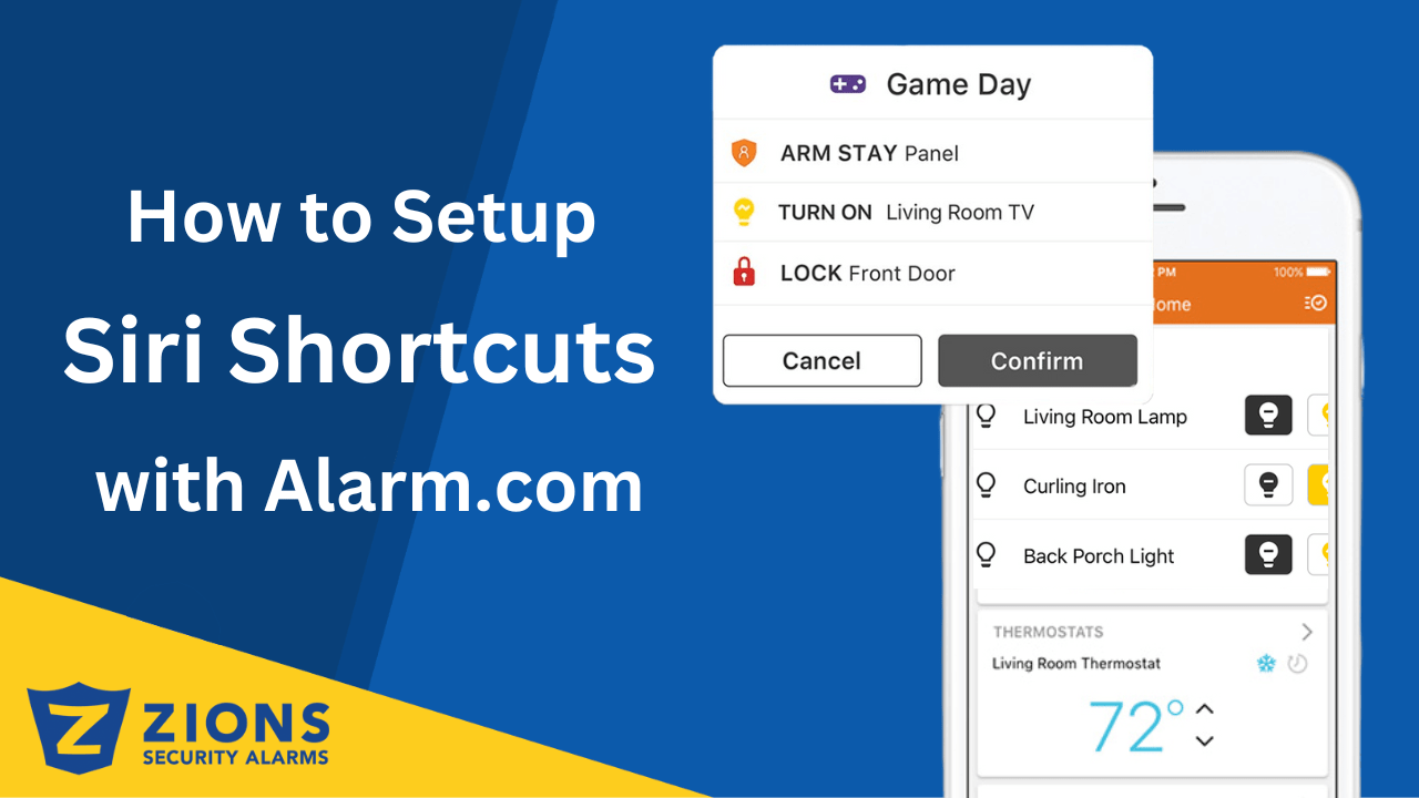 How to Set Up Siri Shortcuts with Zions Security