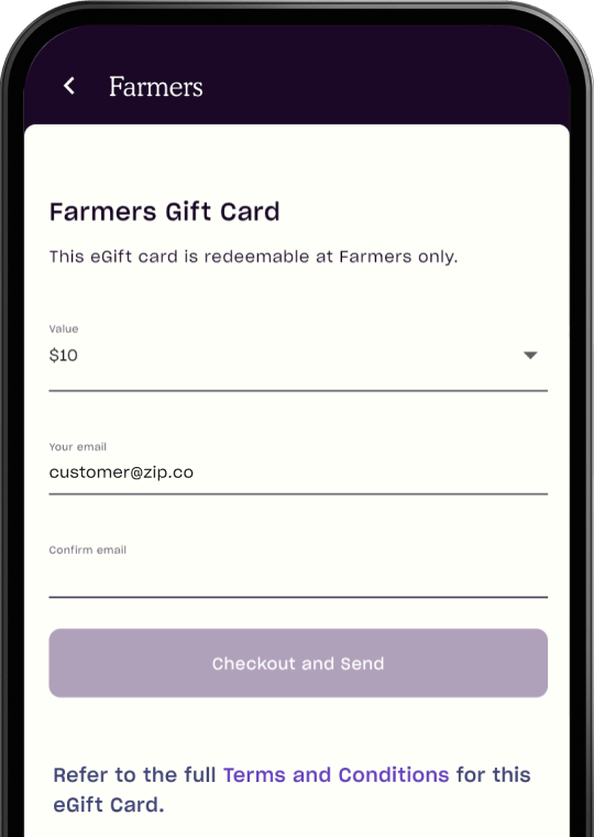 Get eGift Cards now, pay later Gift Cards Zip New Zealand
