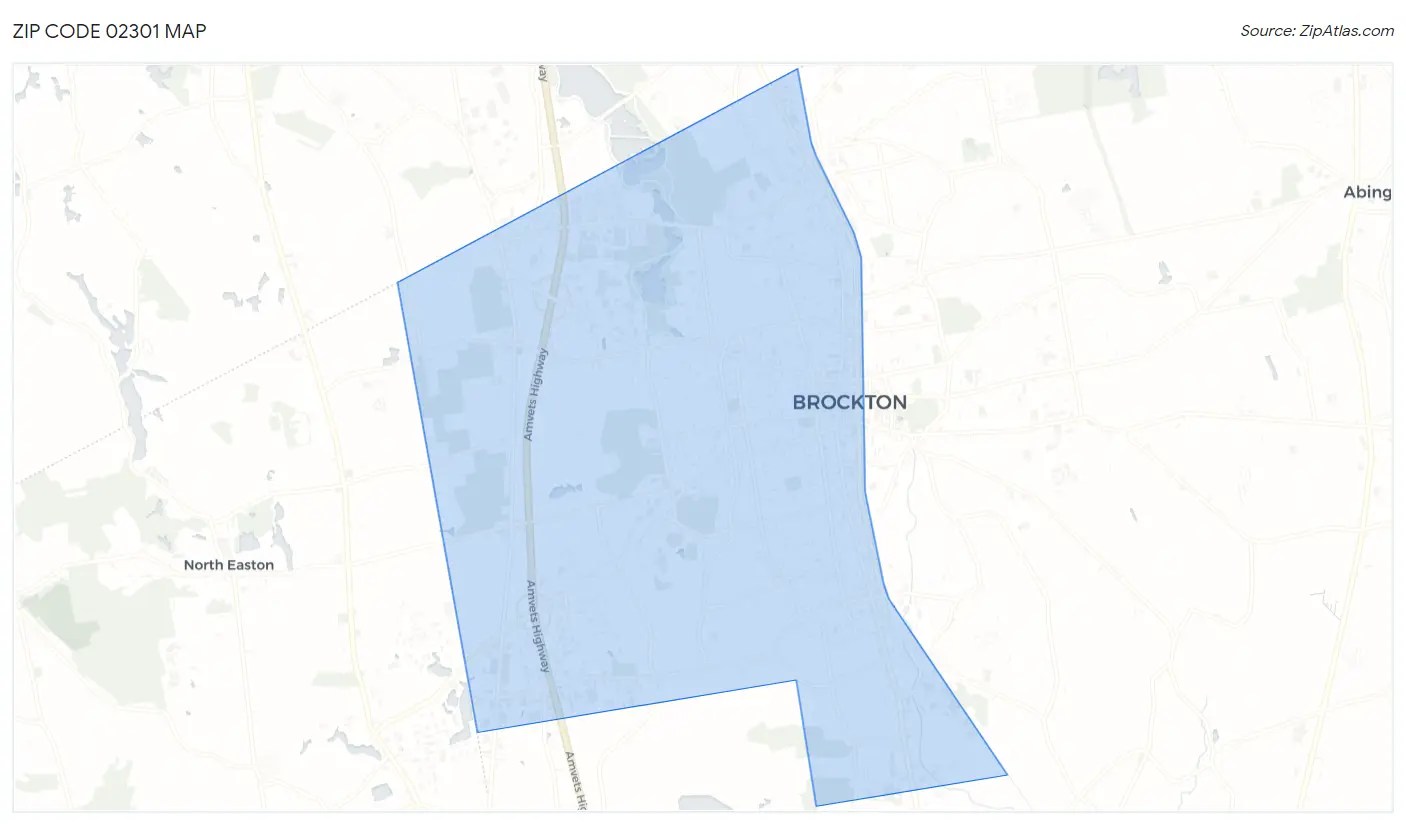 02301 Zip Code Brockton, MA 2023 Zip Atlas
