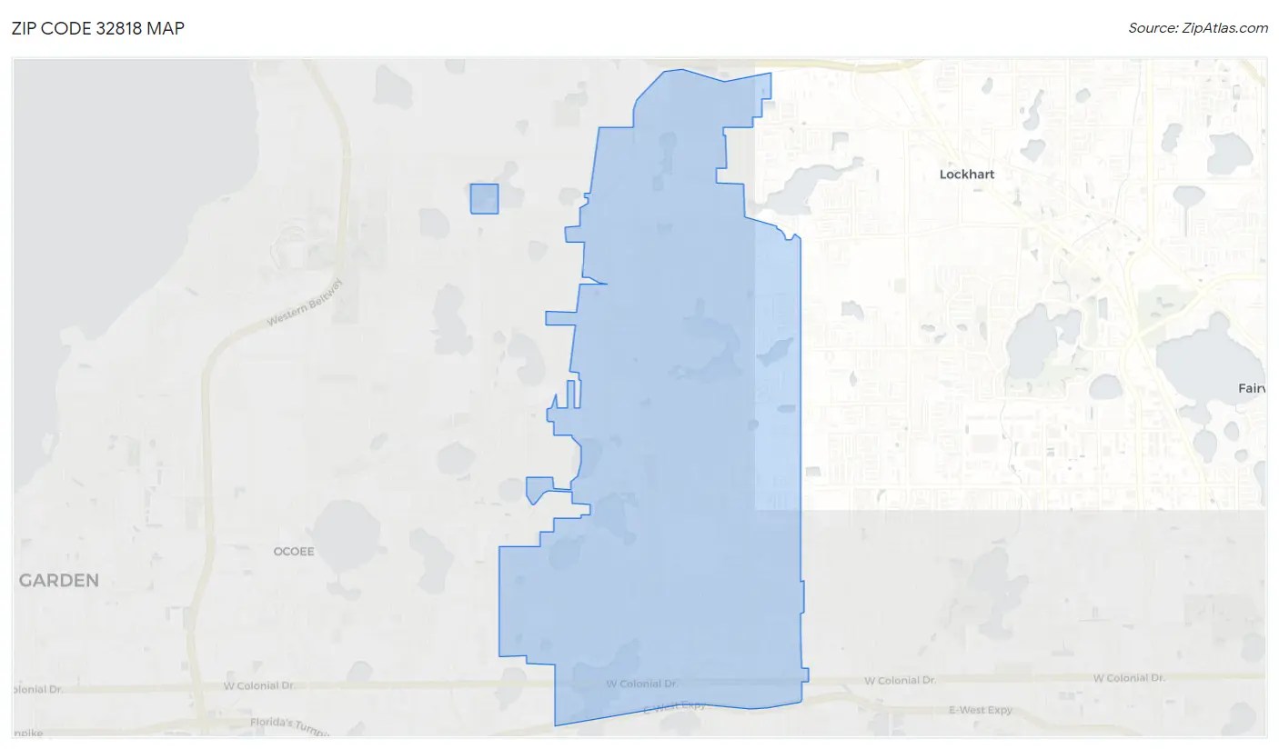 32818 Zip Code Map Gretal Gilbertine