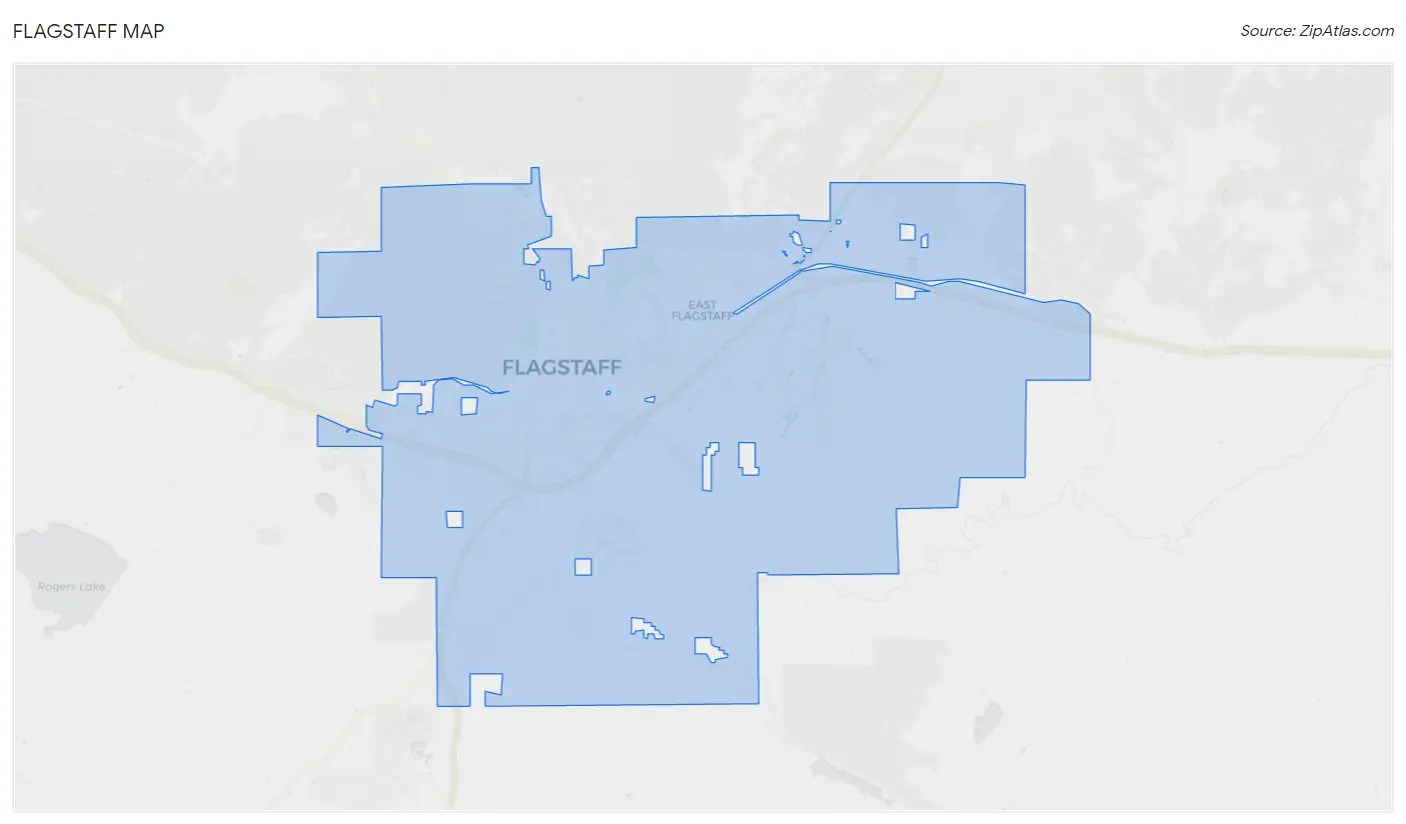 Flagstaff, AZ 2024 Zip Atlas