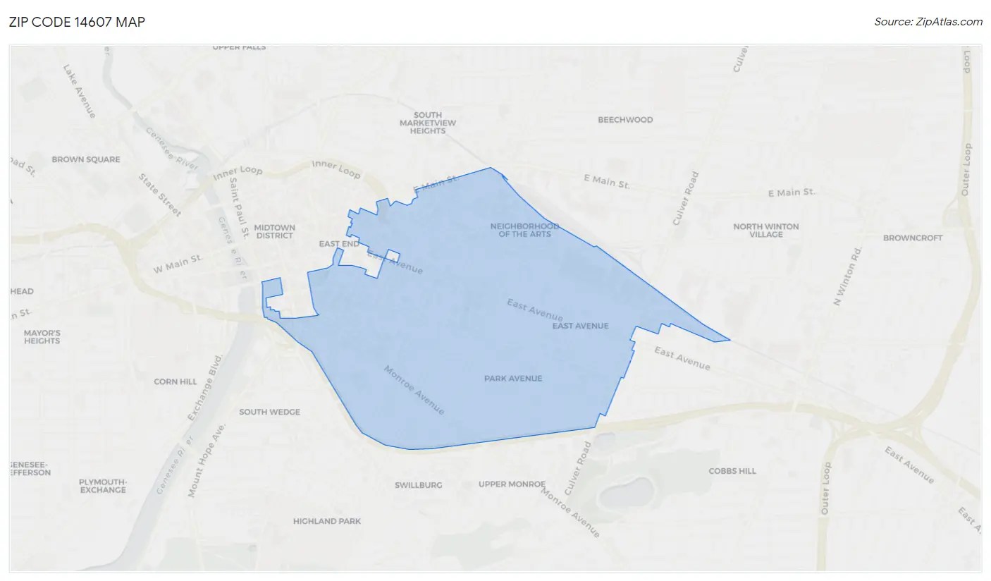 14607 Zip Code Zip Atlas