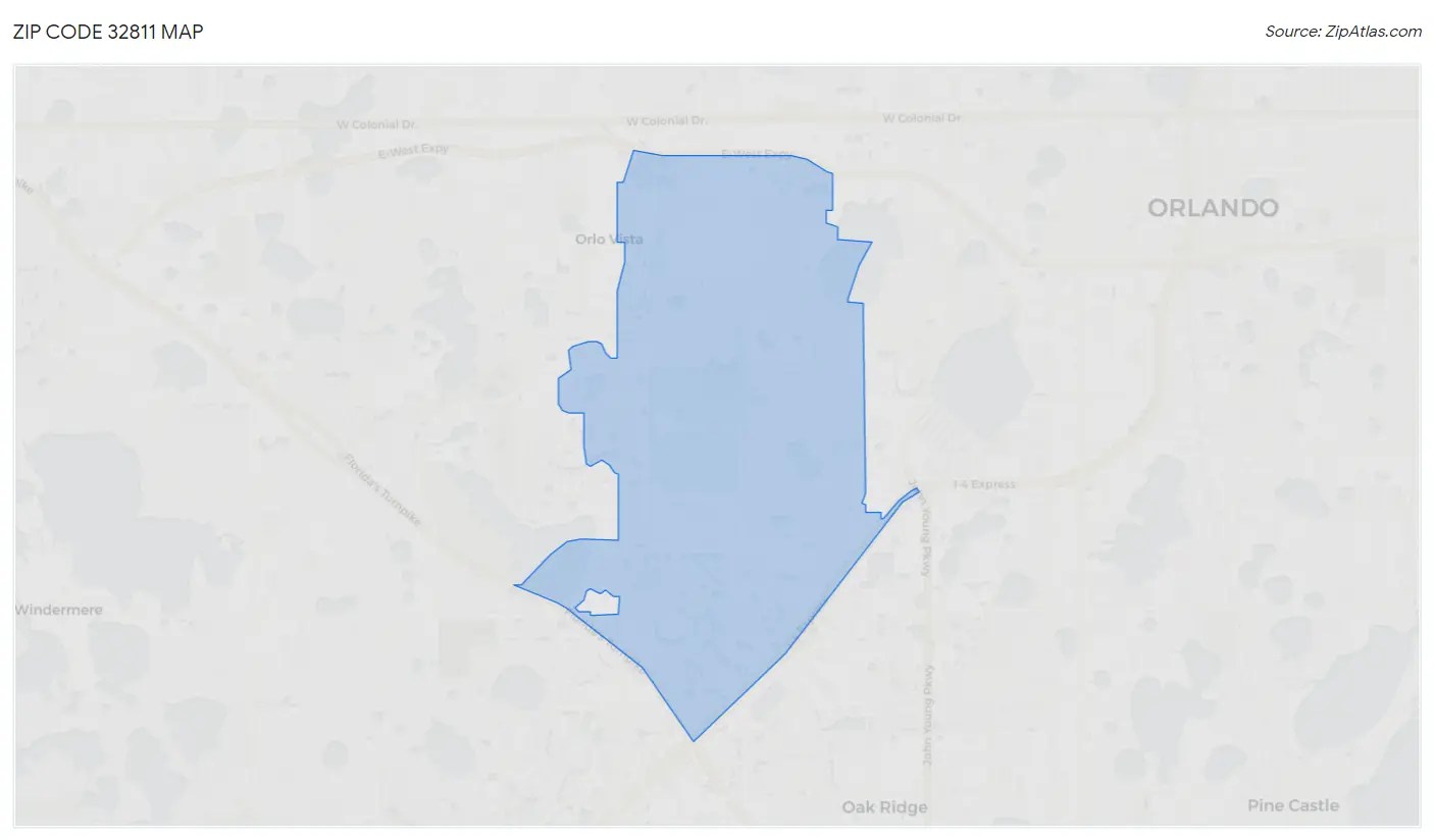 32811 Zip Code Zip Atlas