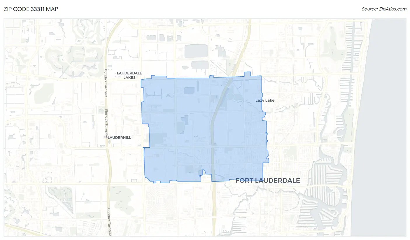 33311 Zip Code Zip Atlas