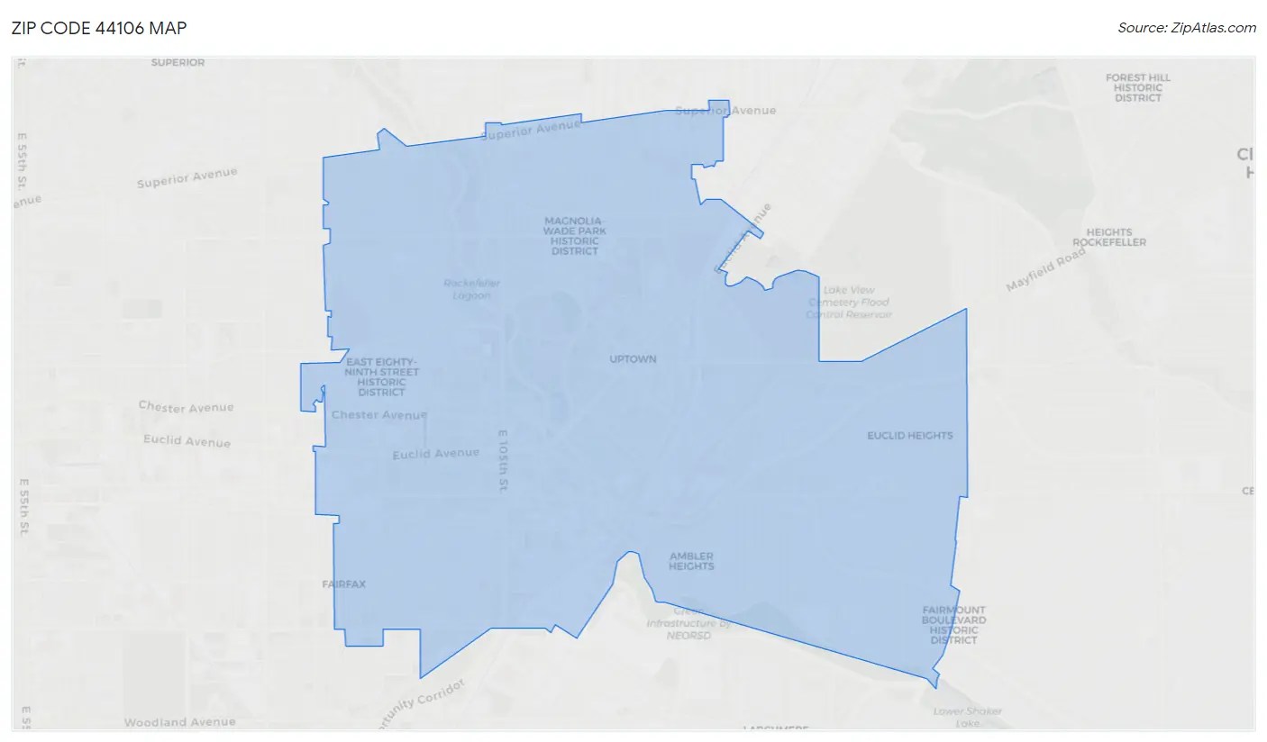 44106 Zip Code Zip Code 44106 Demographics in 2024 Zip Atlas