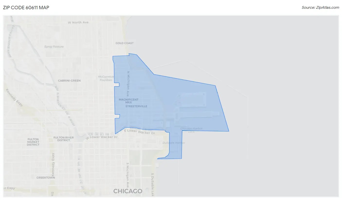 60611 Zip Code Zip Atlas