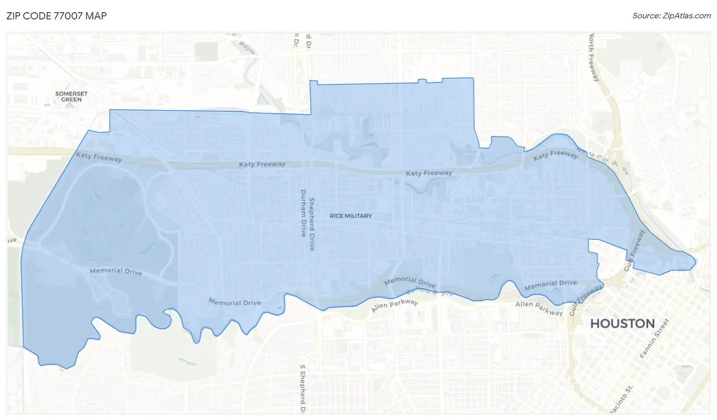 77007 Zip Code Zip Atlas
