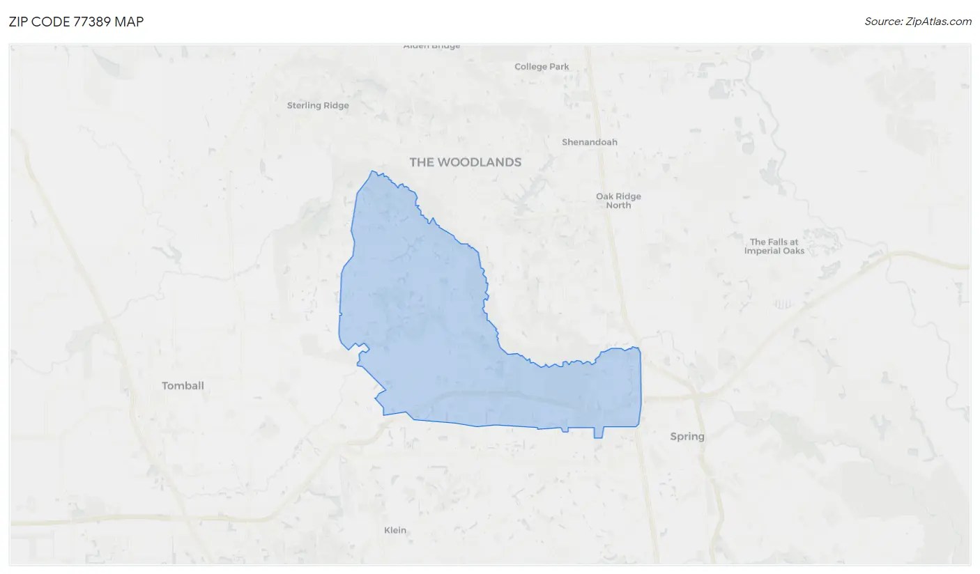 77389 Zip Code Zip Atlas