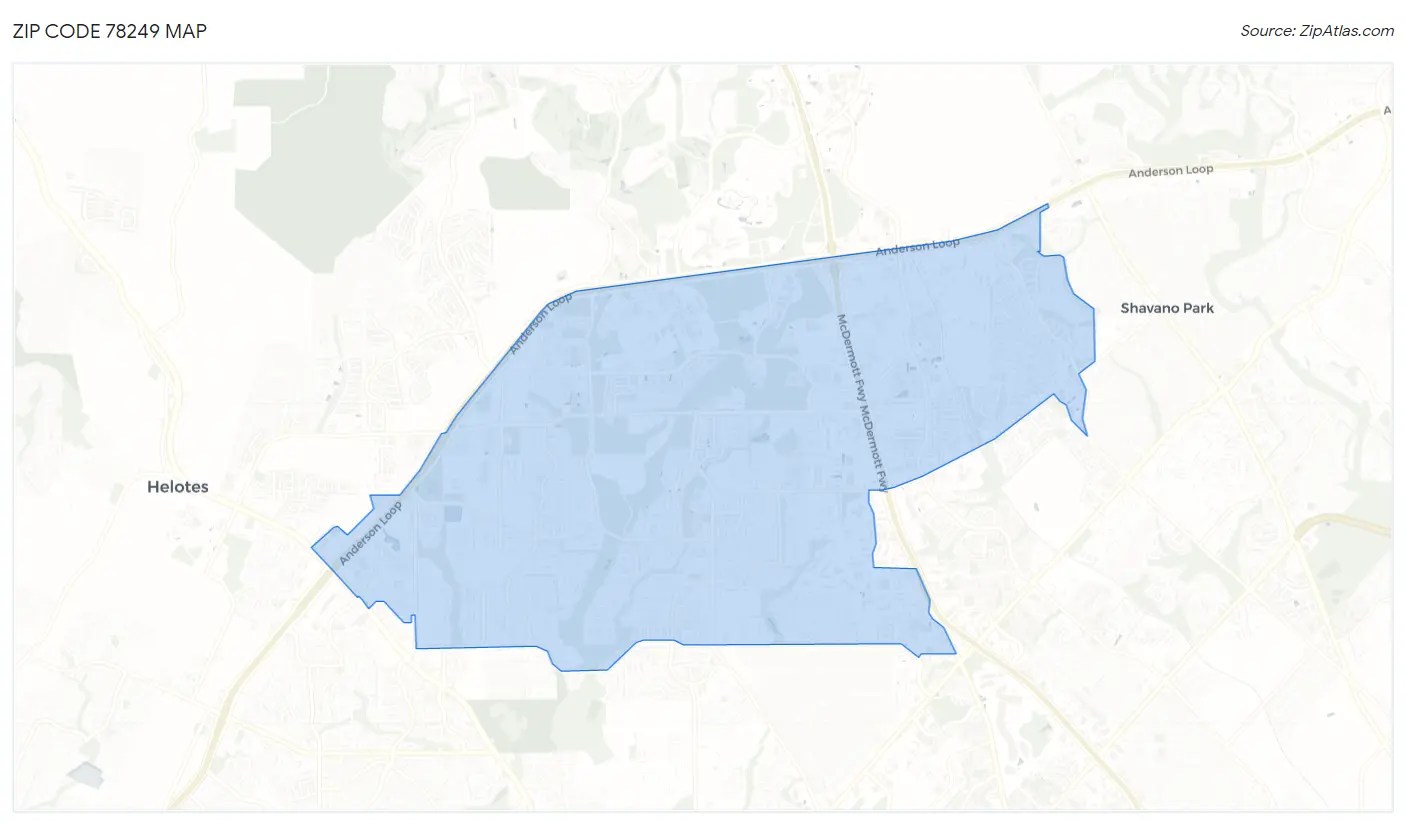 78249 Zip Code Zip Atlas