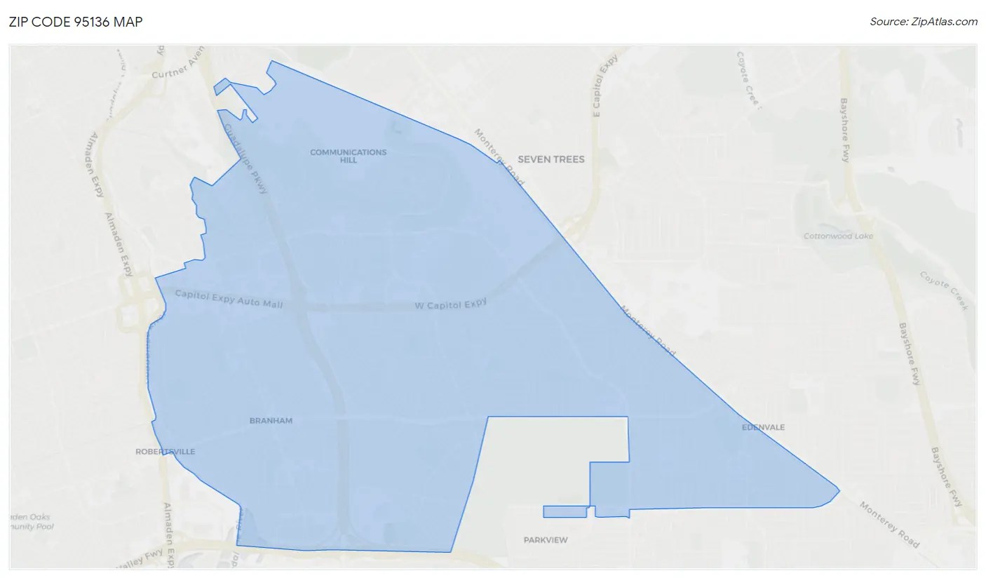 95136 Zip Code Zip Code 95136 Demographics in 2024 Zip Atlas