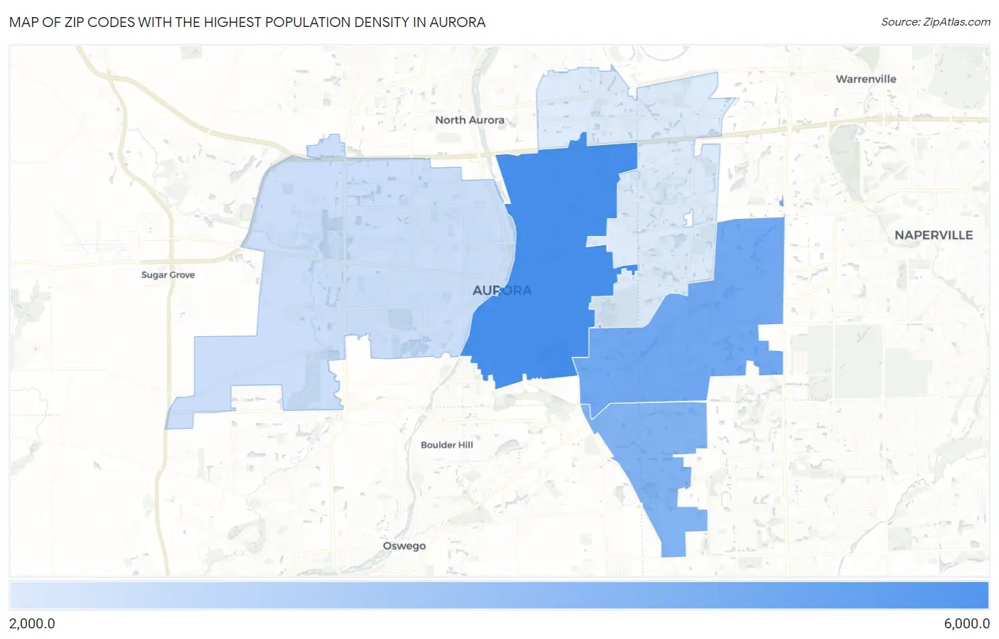 Highest Population Density in Aurora by Zip Code 2023 Zip Atlas