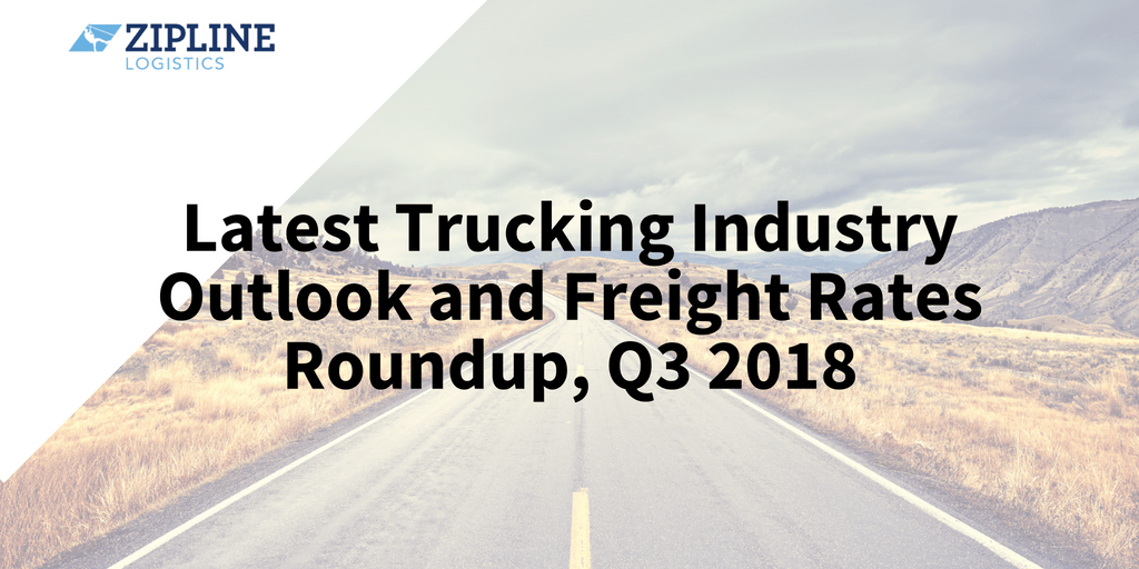 Trucking Industry Outlook and Rates Roundup Zipline Logistics