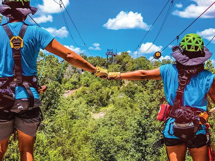Hyatt® Lost Pines Guests Zip Lost Pines Zip Lining near Austin, TX