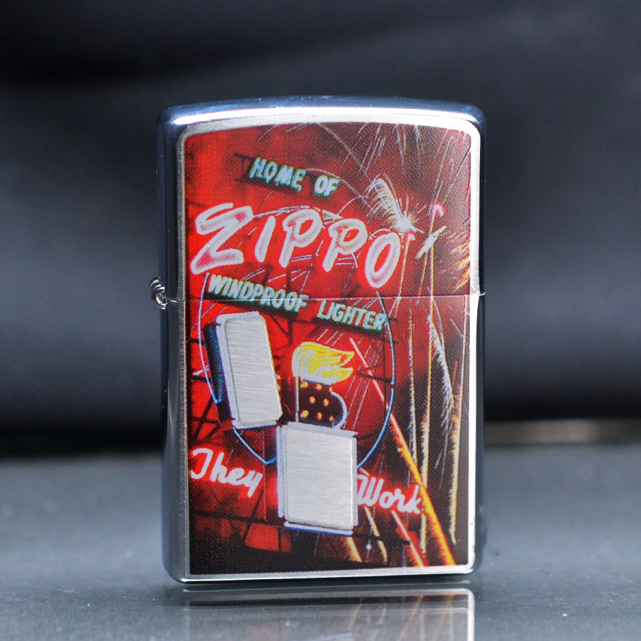 Zippo In Chủ Đề Bảng Quảng Cáo Zippo Neon Sign Z93 ZIPPO AUTHENTIC