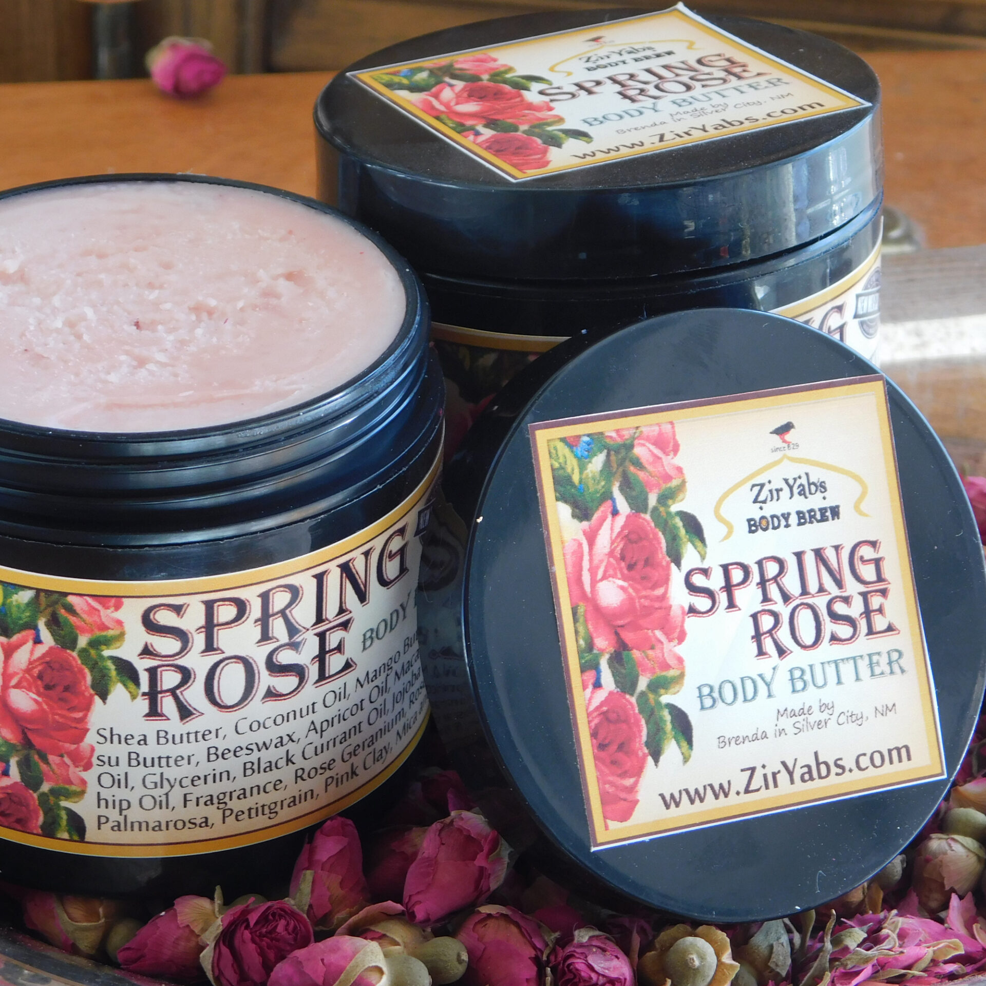 Spring Rose Body Butter Ziryabs Body Brew