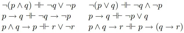 Natural deduction system based on rules, specific to the logical