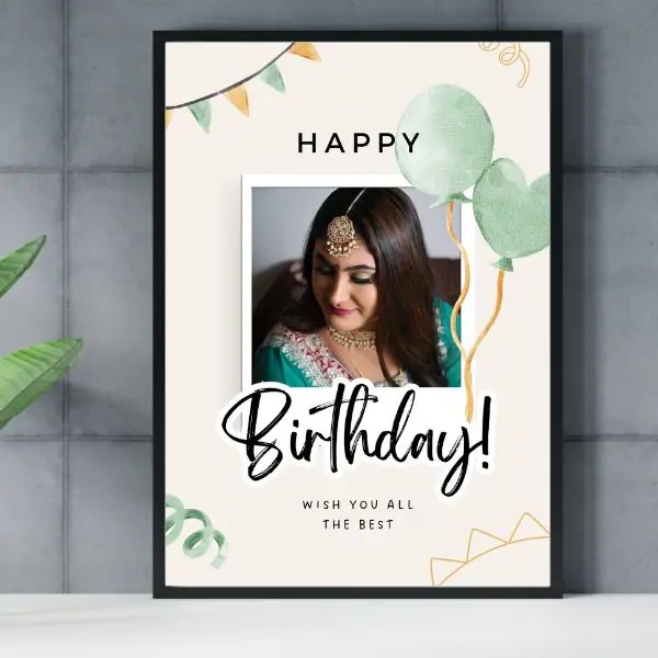 Birthday Frame for Best Friend Zivmart
