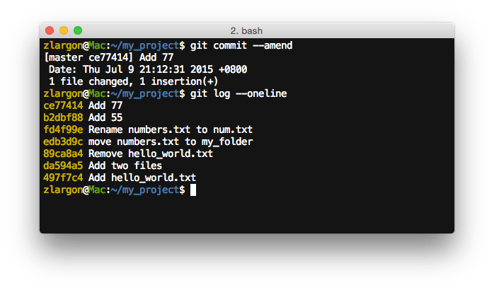 修改 / 訂正 Patch · Git