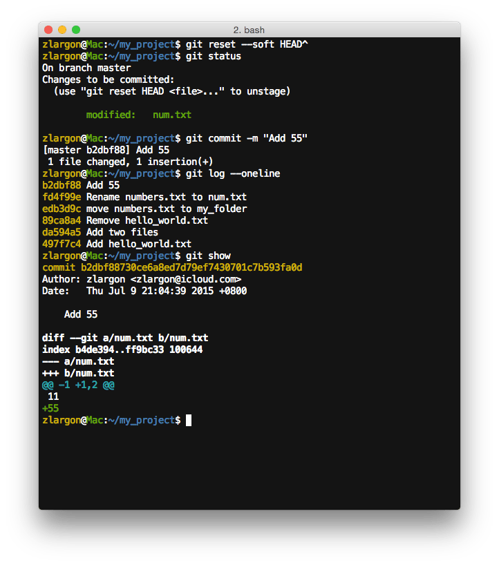 修改 / 訂正 Patch · Git